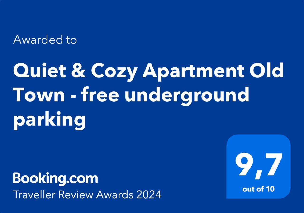 Quiet & Cozy Apartment Old Town - Free Underground Parking Caşonia Exterior foto